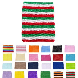 Vest 9x10 Inches Crochet Tutu Top Tube Tops Baby Girl Pettiskirt Tutus Tank Top Crochet Headbands Mixed Color 10pcs per lot 230508