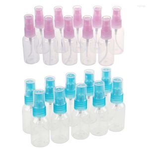 Storage Bottles 10 Empty Cosmetics Transparent Atomizer Liquid Spray Bottle 30Ml & X 30 Ml Plastic For Blue Eau D