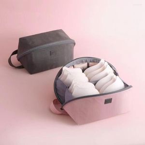 Storage Bags Bra Bag Compartmentalized Large-capacity Travel Dustproof Large Opening Handle Underwear