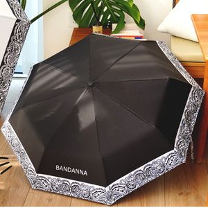 Umbrellas UV Automatic Umbrella Sun Protection UV Protection Reinforced Rain and Rain Sunshade Female Wind-Resistant 230508