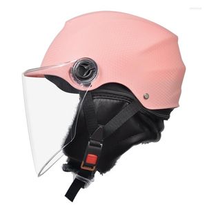 Capacetes de motocicleta Capacete elétrico Senhoras Bateria de inverno Carro Four Seasons Riding Geral Midre