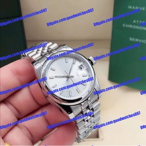 Classic Watch's Watch 2813 Automatyczne maszyny 278240 278274 31 mm srebrny świetny tarcz szafir szklany zegarki 278243 srebrne pamiątkowe bransoletka moda męska zegarek męski
