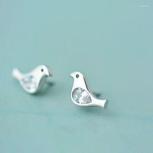 Stud Earrings Cute Animal Bird Sweet Wild Korea Silver Color Trendy Female For Women Girl Luxury Jewelry Party Gift