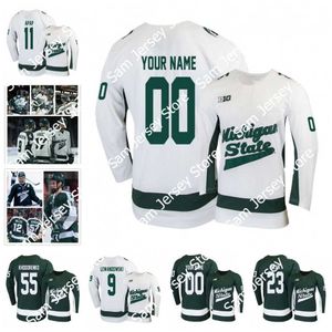 Hockeytröjor anpassade ed NCAA Hockey Jerseys Miroslav Mucha Nicolas Muller 20 Daniel Russell 21 Ryan Nolan 22 Michael Underwood 23