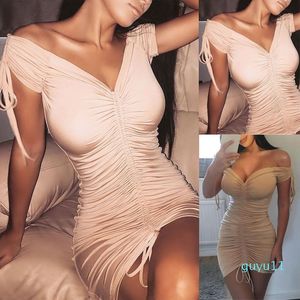 Abito da donna aderente a tubino Abito estivo da donna Clubwear Mini abito da donna Abiti estivi sexy