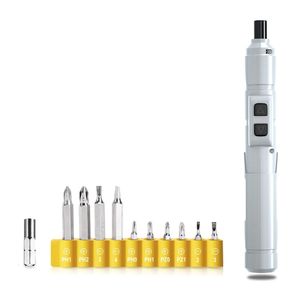 Screwdrivers Electric screwdriver rechargeable 3.6V small cordless screwdriver USB fast charging screwdriver kit pen-type mini screwdriver 230508