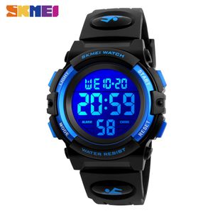 Zegarki dziecięce Skmei Kild Electronic Digital Watch Chronograph Clock Sport Watches 5Bar Waterproof dla dzieci zegarki dla chłopców dziewczęta 230508