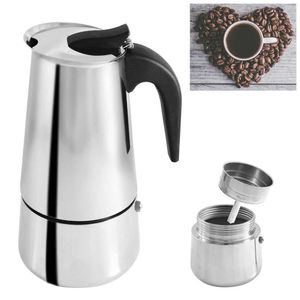 Coffee Pots 9 Cup Coffee Stove Espresso Italian Stainless Steel Mocha Pot Coffee Shop P230508
