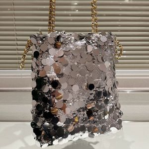 Shimmer Glitter Bag Squins 가방 어깨 지갑 2023 Luxurys 최고 디자이너 Lady Quality Women Handbag 패션 핸드백 어머니 Cossbody 쇼핑 지갑 클러치