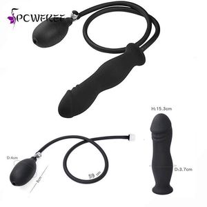 Brinquedos anal infláveis ​​enormes plug plug plug women vaginal dilator anal