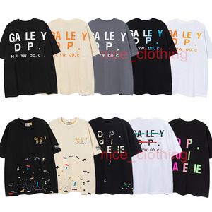 Designer of Galleries Tees Depts T Shirts Luxury Fashion T Shirts Mens Womens Tees Brand Short Sleeve Hip Hop Streetwear Tops Clothing Clothes