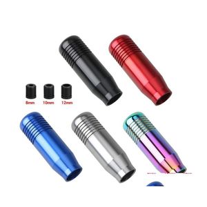 Shift Knob 8.5Cm Mugen Gear Stick Manual Transmission Car Aluminum Extended Shifter Head Lever M10X1.5 Drop Delivery Mobiles Motorcy Dhqn6