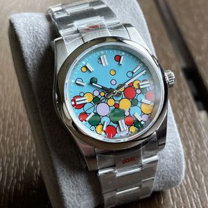 Herrklocka 2023 Women's Classic Watch Fashion Quality Automatic Mechanical Watch Size 41mm. 904L rostfritt stål armband vattentätt och lysande