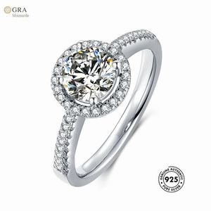 Neueste Ehering-Designs, 1 Karat GRA-Moissanit-Diamant, edler Schmuck, versandfertig