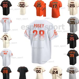 28 Buster Posey Casey Schmitt Jersey Giants Brandon Crawford 5 Mike Yastrzemski 21 Joey Bart Baseball Logan Webb Joc Pederson Belt Belt Barry Bonds Jerseys