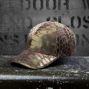 Chapéus de aba larga Camuflagem de camuflagem do exército Militar Men Multicam Soldier Combat Training Hat Tactical Flat Outdoor Paintball Caps de caça