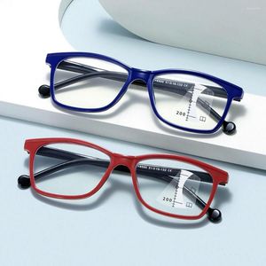 Sunglasses Classic Progressive Multifocal Anti-Blue Light Reading Glasses Men Women Office Computer Goggles Eye Protection 1.00- 4.00