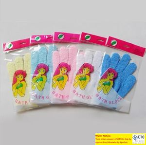 Fast Delivery Bath gloves hand towels exfoliating moisturizing scrub mud back rubbing doublesided spa massage body care independent