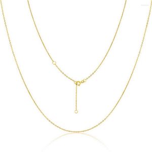 Kedjor Allnoel Solid 925 Sterling Silver Necklace For Women 45cm Chain Pendant Gold Plated Fine Jewelry Classic Gifts