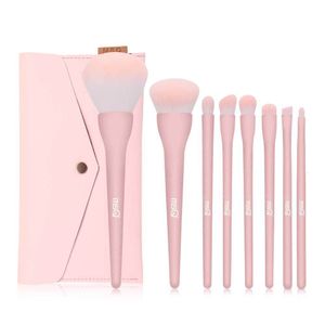 Makeup Tools MSQ 8st Pink Makeup Brushes Set Powder Foundation Eyeshadow Blusher Professional Fashion Make Up Candy Cosmetic Tool With Bag 230508
