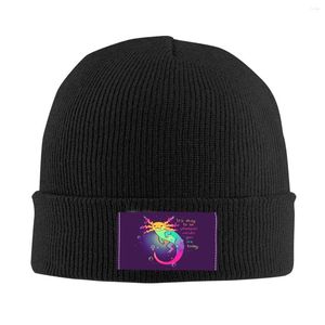 Berretti Axolotl Cartoon Skullies Berretti Cap Unisex Inverno Caldo Cappello lavorato a maglia Hip Hop Adulto Adorabile Salamander Bonnet Sci all'aperto