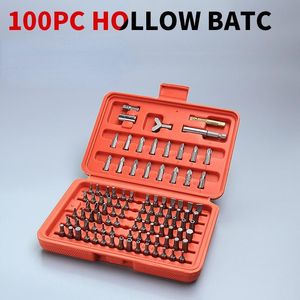 Screwdrivers 100pcs Set Screwdriver Precision 1/4 Inch Slotted Phillips Hex Screw Nuts Bits Multifunction Hand Tool Kit Household Repair Tool