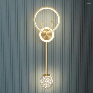 Wall Lamp Creative Gypsophila Bedside AC220V Antler Design For Bedroom Aisle Lighting Pendant Light