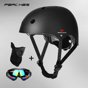 Cycling Helmets Ultralight Skate Skiing MTB Bike Bicycle Electric Scooter Snowboard Caps 230506