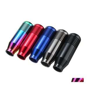 Shift Knob 85Mm Nonslip Gear Manual Transmission Aluminum Knurled Shifter Lever Drop Delivery Mobiles Motorcycles Parts Drivetrain Dhx9B