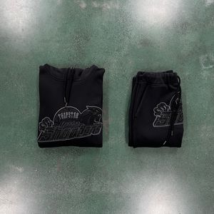 Mens Tracksuits 최고 버전 런던 슈터 트랙 슈트 타월 자수 까마귀 여자 세트