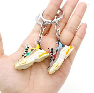 Lanyards Keychains Keychain Shoes Gift 3D Shoe Model Bags Backpacks Decorative Ornaments Car Door Keyring for Boyfriend