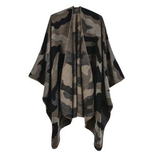 Scarves Camouflage Women's Scarf Shawl Wraps Sweater Poncho Cape For Fall Winter Pashmina Female Bufanda Mujer