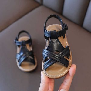 Sandaler sommar baby flickor sandaler barn strandskor barn casual sandaler bekväma mjuka solerade spädbarns sandaler prinsessa skor