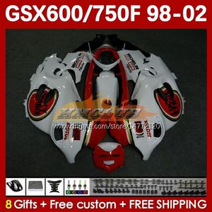 Lucky Strike Body For SUZUKI KATANA GSX600F GSXF600 GSXF750 GSXF 600 750 CC 98 99 00 01 02 169No.11 600CC 750CC GSX750F GSXF-600 GSXF-750 1998 1999 2000 2001 2002 Fairing