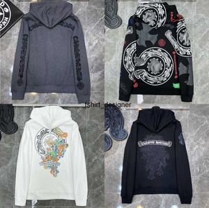 2024 Ceket Erkekler Lüks Moda Sweatshirt Satı için Erkek Kadınlar Klasik Kapüşonlu Zipper Hooded Sweater Tasarımcı Çapraz Külot Sanskrit Hoodie