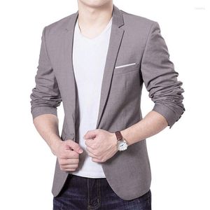 Мужские костюмы Slim Fit Multi Colors Tastered Mens Casual One Button Cust Blazer Coat Juper Stylish Men Americanas de Hombre