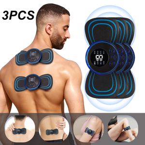 Andra massagesartiklar Electric Neck Massager Portable Neck Tool Muscle Pain Relief Axel Relaxation Machine EMS Cervical Vertebra Massage Machine 230506