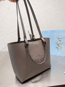 LOE THE LEATHER TOTE大きなトップハンドルショルダーバッグショッパーバッグハンドバッグビーチバッグクラシックヴィンテージミディアムシングルデザインラグジュアリーバッグ35cm