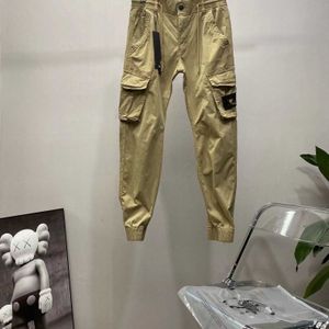 Stones Inslands Pants Men Stone Patche Iland Vintage Cargo Panter Deigner Big kieszeni ogólny utwór Fahion marka nogawka długa mężczyźni Spodnie sportowe 778