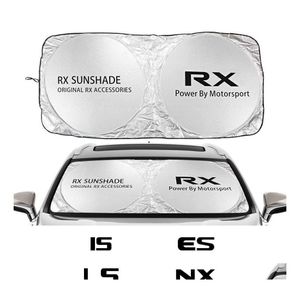 Słońce Sunshade Sun Shade ER dla Lexus es rx nx ct200h fsport ls ux lx gs gx is akcesoria anty UV Visor Protector Drop DH56C