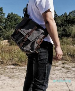 Canvas Sacos de mensageiros da carteira de um homem I Am Legend Will Smith Big Satchel Bolsas de ombro 22 Bolsa de viagem para laptop