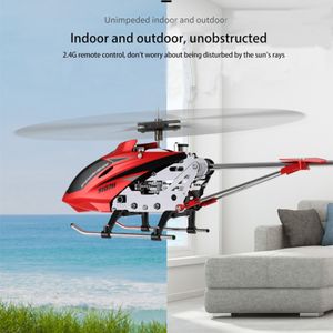 ElectricRC Uçak Syma S107H RC Helikopter Uzaktan Kumanda Helikopteri Otomatik Hover Gyroscope Kararlı Mini RC Oyuncak LED Işık 230506