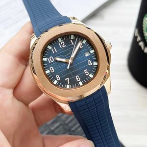 新しい腕時計自動巻きステンレス鋼快適なラバーストラップオリジナルクラスプ超発光メンズ腕時計 N1