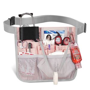 Evening Bags Nursing Organizer Belt Fanny Pack with Tape Holder Multi Compartment Pack Apron Hip Bag for Stethoscopes Bandage Scissor 230506