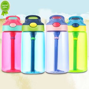 500ml Bpa Free Outdoor Kids Sport Bottle with Straw Hiking Climbing Healthy Life Bottle for Water My Children Water Juice Bottl