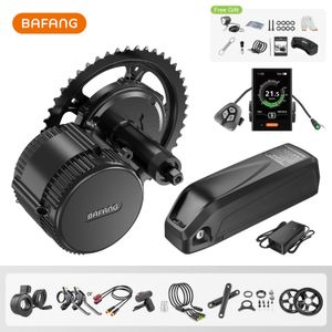 Велосипедные наборы Bafang 750W Мотор BBS02B BBS02 EBIKE KIT Электрический велосипед Mid Drive двигатель 48 В 52 В 20AH 19 2AH Батарея HALONG 230509