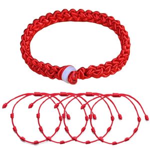 Bracelets de charme Nots Made Made Red For Mull Men Boa sorte Bangle Strings Ajusta Casal Amizade de pulso JewelryCharm