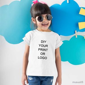 Shirts Children's Summer T-shirt DIY Your PRINT OR Short-Sleeved Casual Clothes Comfortable Top Tumblr CUSTOM TEXT Kids Clothing