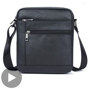 Aktentaschen Kleine Schulter Arbeit Business Messenger Büro Frauen Männer Tasche Umhängetasche Echtes Leder Aktentasche Für Handtasche Männlich Weiblich Tragbar