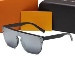 Erkek için tasarımcı güneş gözlüğü ve kadın lokomotif iş kadını için güneş gözlüğü açık sokak fotoğrafı trendi Rahat seyahat plaj UV400 koruması 7 renge sahiptir
